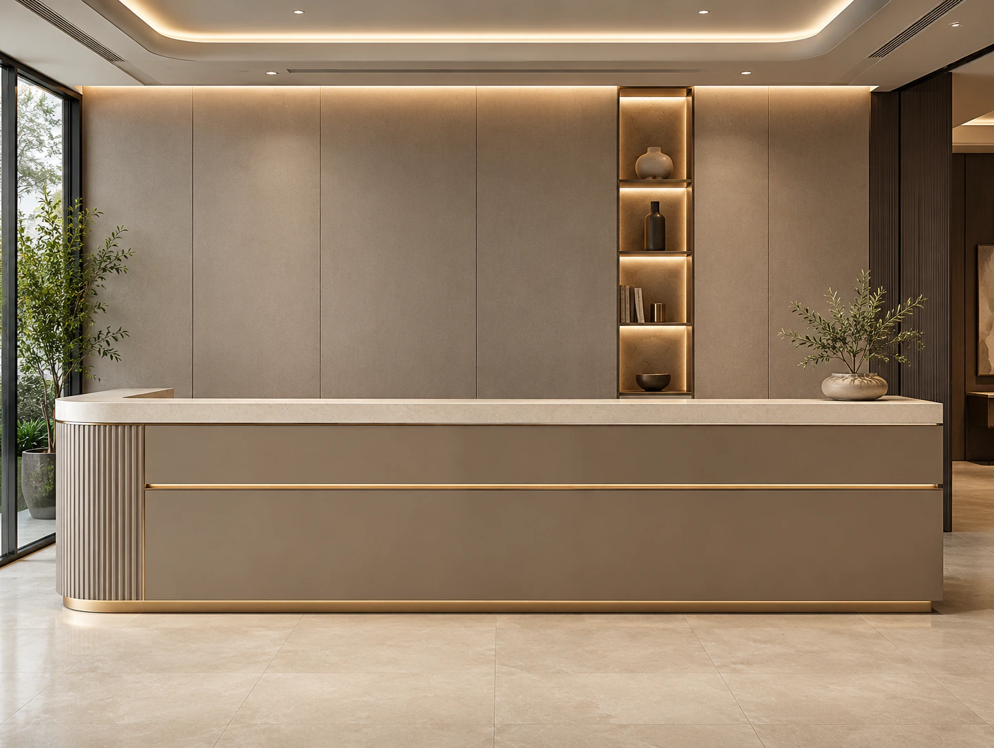 premium reception counter design 3 by Reedify Modulars