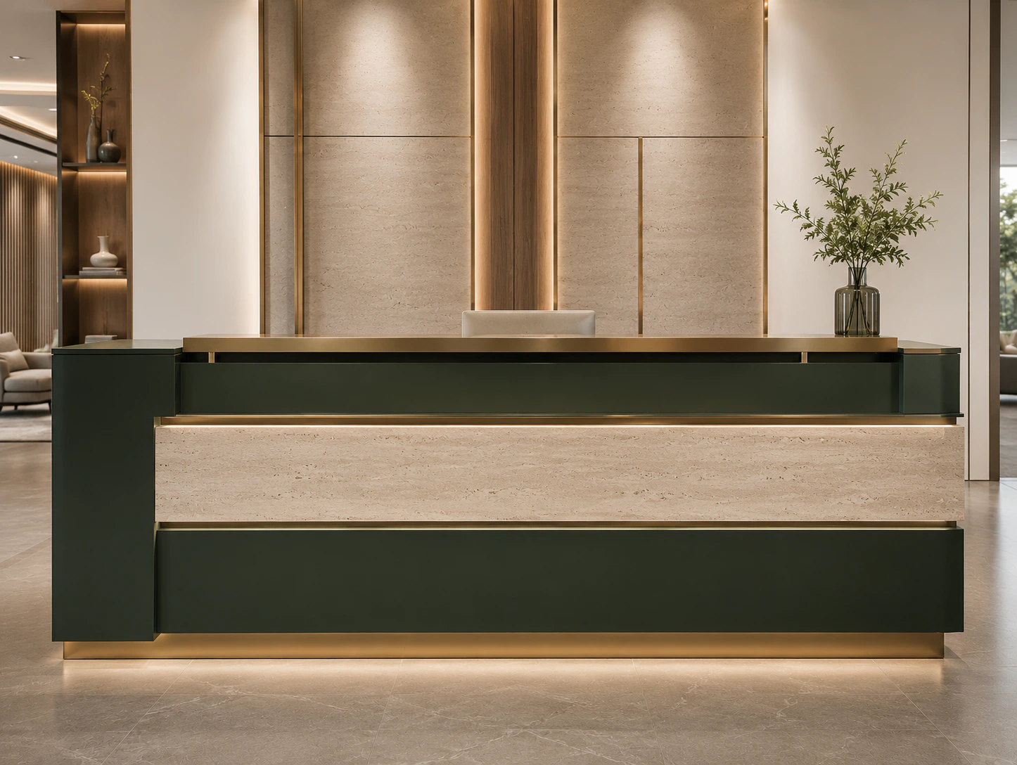 premium reception counter design 7 by Reedify Modulars