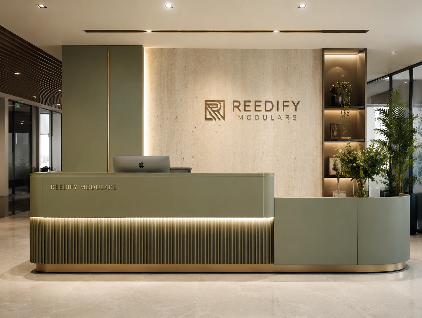reception desk design 4 by Reedify Modulars