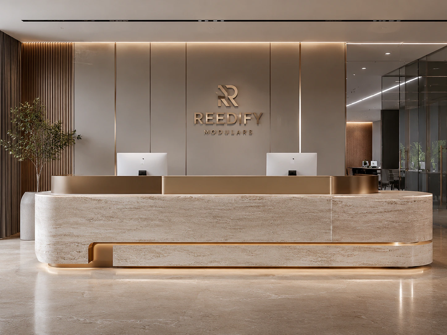 reception desk design 8 by Reedify Modulars