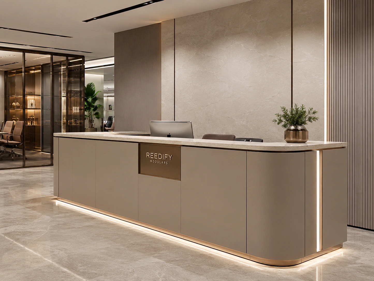 reception desk design 9 by Reedify Modulars