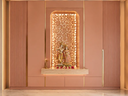 Jali pooja unit pattern 1 by Reedify Modulars Rohtak