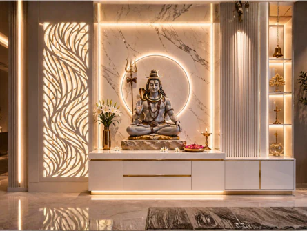 Jali pooja unit pattern 5 by Reedify Modulars Rohtak