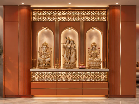 Jali pooja unit pattern 8 by Reedify Modulars Rohtak