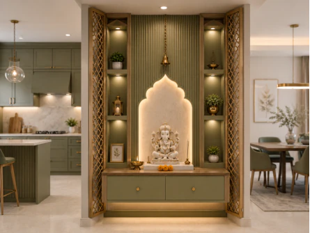 Jali pooja unit pattern 9 by Reedify Modulars Rohtak