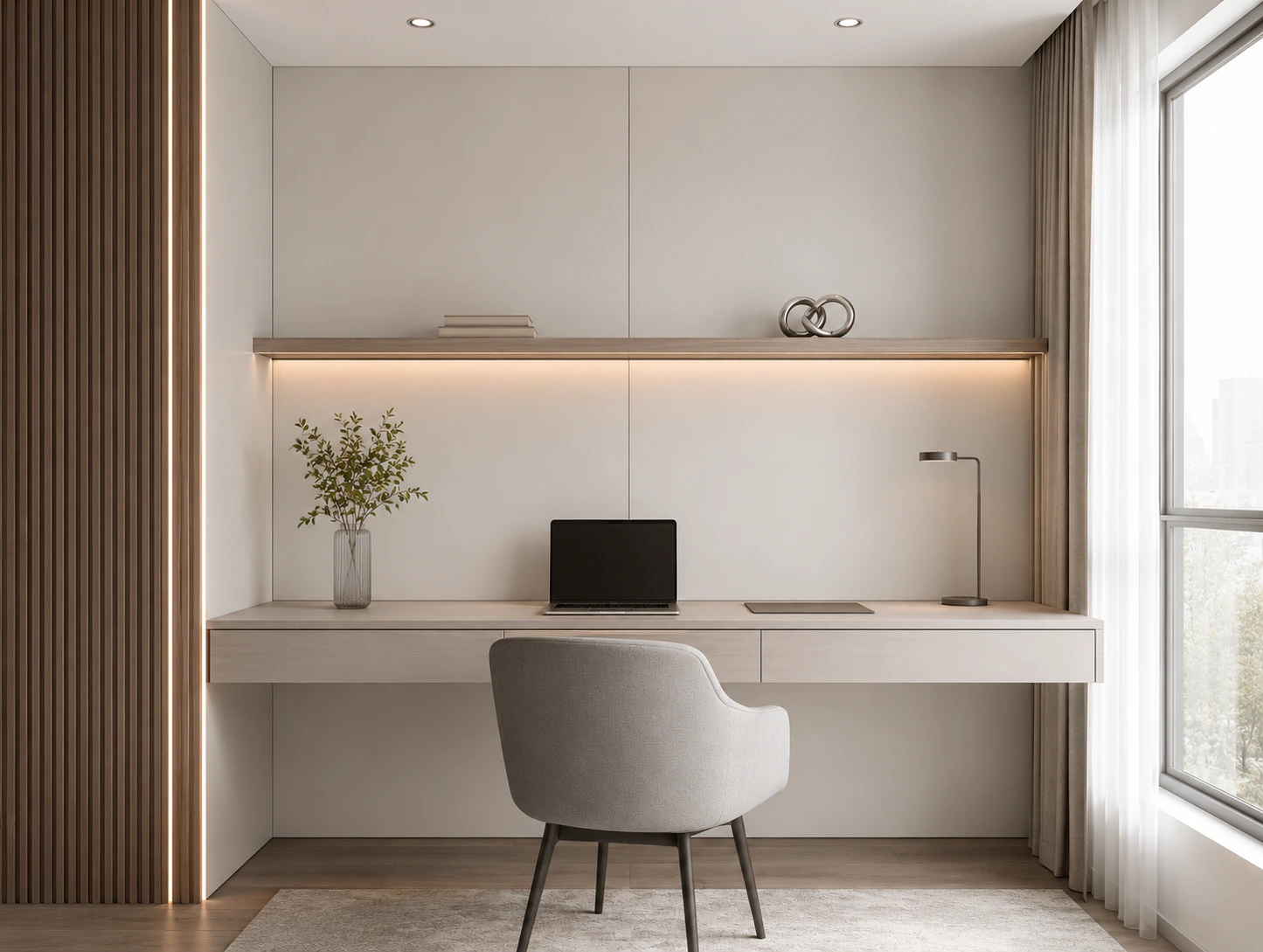 wall mounted study table design 7 by Reedify Modulars