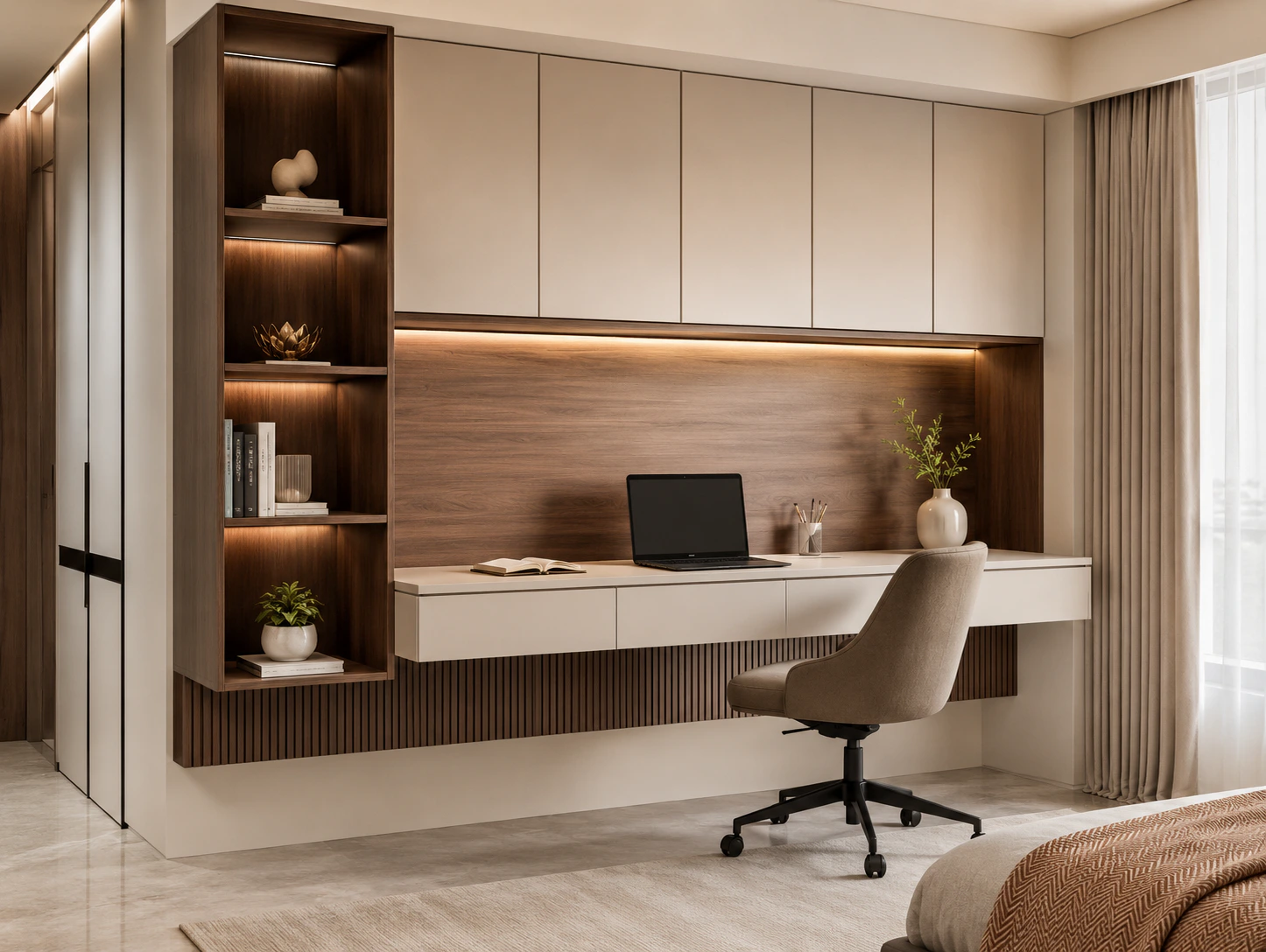 wall mounted study table design 9 by Reedify Modulars
